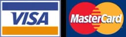 Payment icons(Visa and Mastercard)