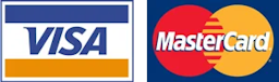 Payment icons(Visa and Mastercard)
